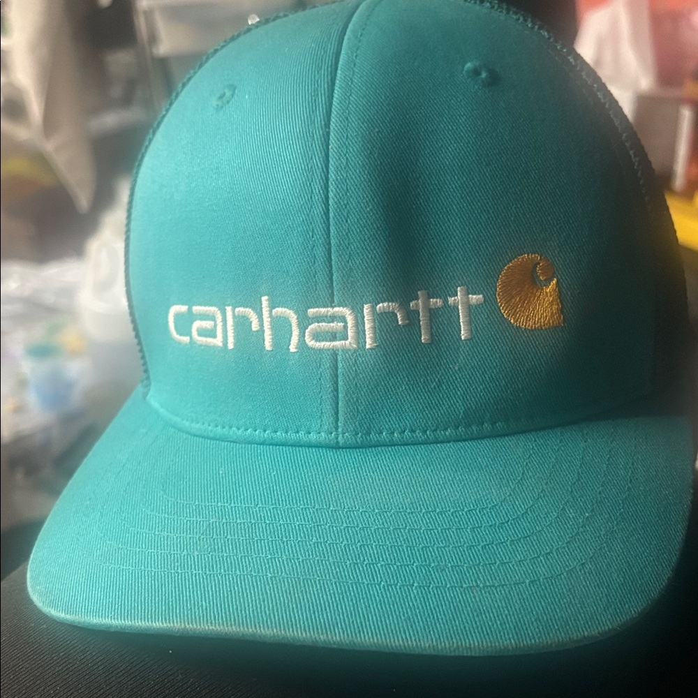 Carhartt Teal Trucker Hat